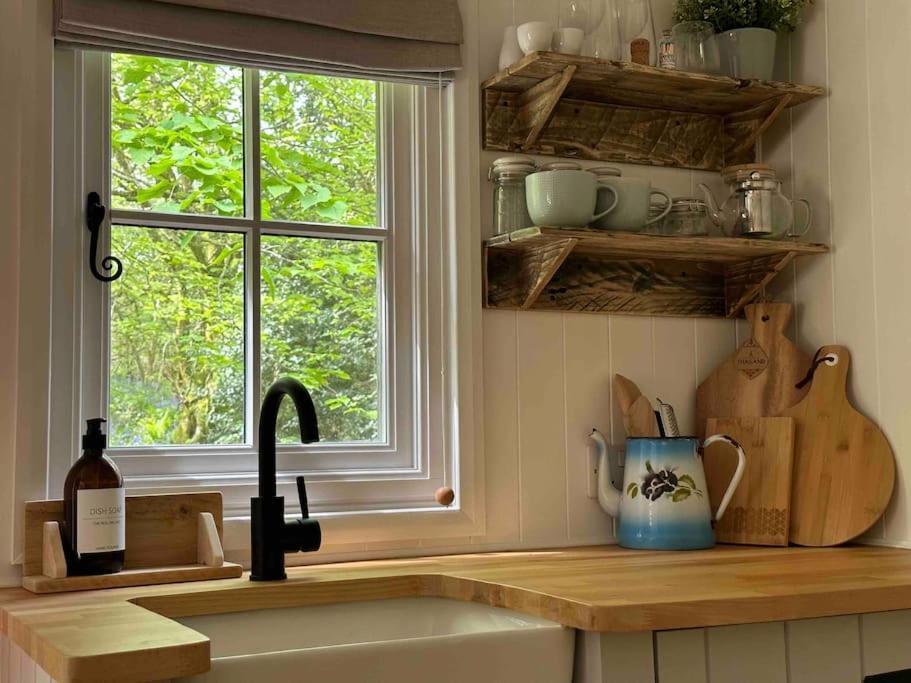 Cornwall Woodland Shepherd'S Hut Deirdres Hut Bodmin Esterno foto